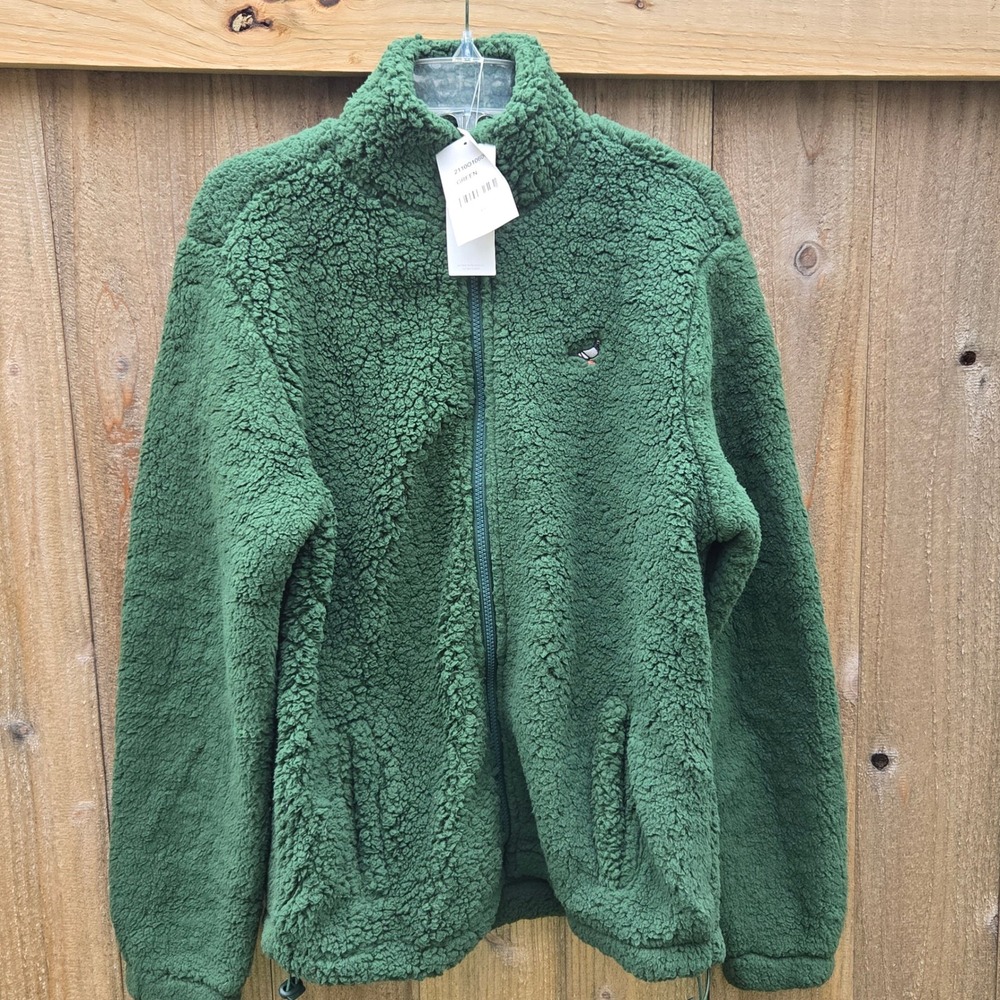 Jeff Staple Pigeon Green Sherpa Zip Up Medium‎ $78 Retail